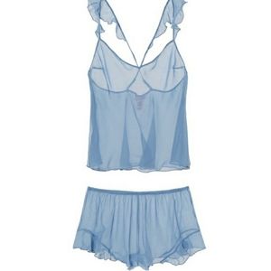 Victoria's Secret Chiffon Sheer Cami & Short Set